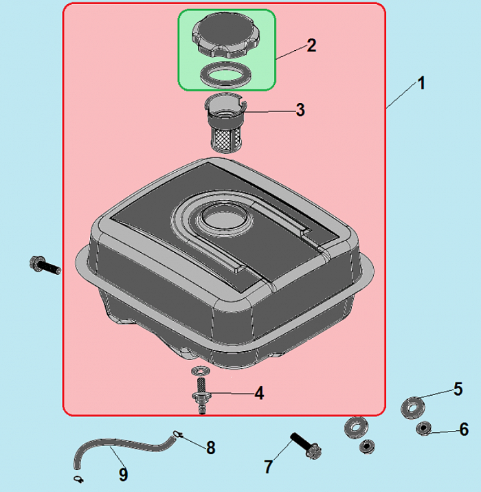 21 БАК МОТОБЛОК CHAMPION ВC1193