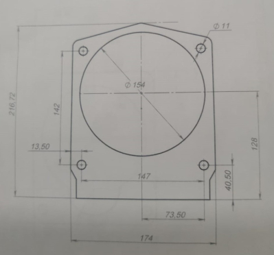 Прокладка коробки передач для МК-9500Р-11000Р, 115/LS с MEI009