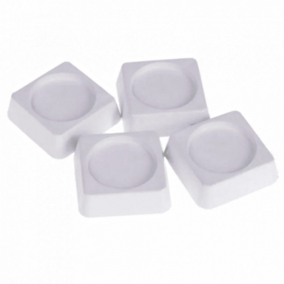 Антивибрационные подставки ИТАТЭН, 60х60х18мм, белые, квадратные, 4шт