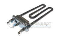 Тэн 1600W, прямой, с отверстием под датчик, L=175 мм, l=18 мм,  резинка ровная, для LG, Thermowatt, Kawai